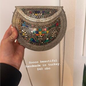 Silver Mosaic Women's Bag